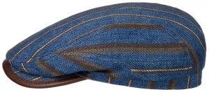 Driver Cap Linen Stripe Stetson