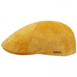Leather cap Stetson color