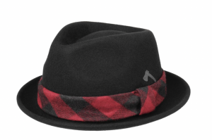 Hat Player Wool Check Stetson