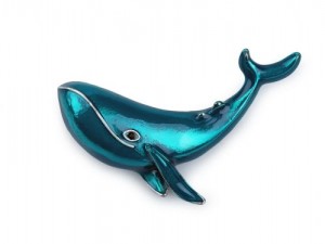 Whale brooch