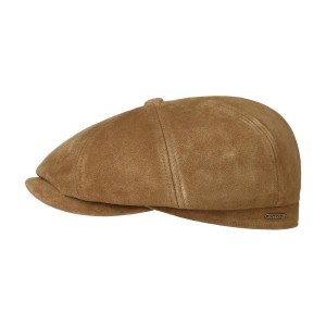 Leather cap Hatters Stetson - yearlong