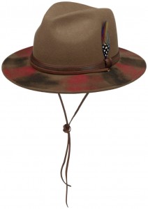 Hat Traveller Woolfelt Stetson Red decorations