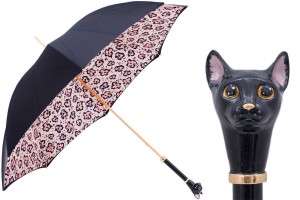 Luxurious umbrella Pasotti Black Cat