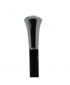 Walking cane with silver handle Fayet Faseted Knob (Ag 925)