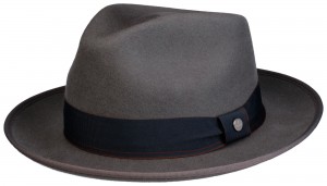Hat Fedora Woolfelt by Lierys in grey