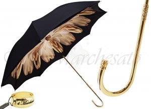 Umbrella luxury il Marchesato Brown Dahlia