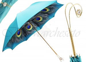 Umbrella luxury il Marchesato Peacock Design