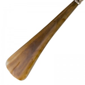 Luxury wooden shoe horn Pasotti chestnut