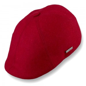 Men's red wool cap