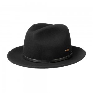 Calhan Vitafelt Hat Fedora Black Stetson 
