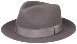 Hat Stetson Fedora Furfelt grey