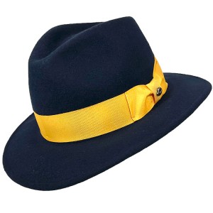 Hat Fedora dark blue Xavier