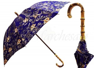 Umbrella luxury Floral with Bamboo handle il Marchesato
