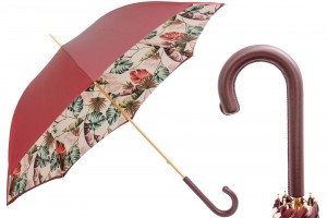 Umbrella luxury Pasotti Tropical Bordeaux