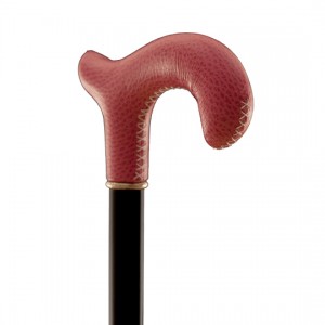 Walking stick collectible leather pink