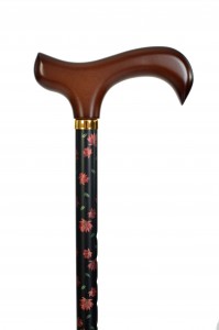 Walking cane adjustable Fleur