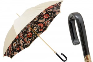 Umbrella luxury Pasotti Creamy Flowered
