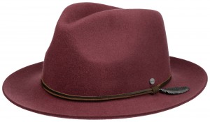 Stetson Woolfelt wine hat fedora