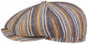 Summer Millinery Retro Stripe Blue Stetson