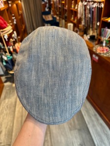 Driver Cap Linen Herringbone 