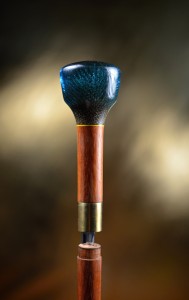 Collector's walking stick with thistle blade