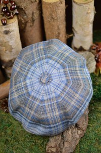 Cap 8-Panel Cap Linen Check by Lierys