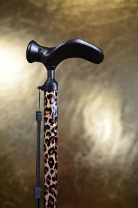 Gastrock Leopard ergonomic walking stick