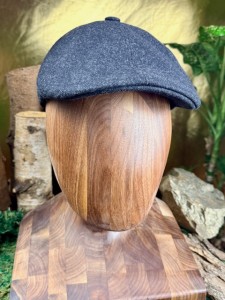 Cap Gatsby woolen dark grey