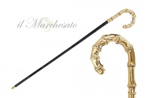 Luxury gold-plated walking stick il Marchesato