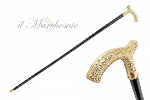 Luxury gold-plated walking stick il Marchesato