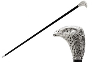 Walking stick Pasotti SILVER EAGLE CANE