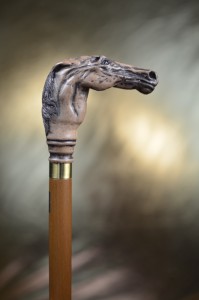  Walking Stick Horse`s Head