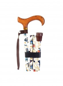 Folding walking stick Bird (81-91 cm)