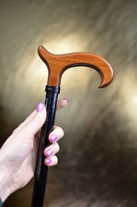 Walking stick Fayet adjustable Grey