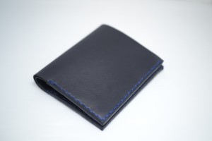 Men leather wallet black