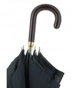 Umbrella with a blade and leather handle Fayet