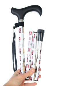 Walking cane foldable London (82-93 cm)
