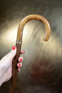 Walking cane Ambre