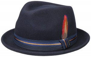 Hat Player Woolfelt Stetson dark blue