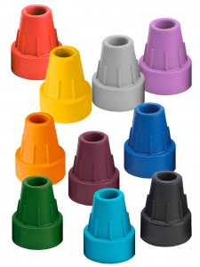 Rubber Ferrule Color 19 mm for metal walking stick