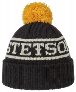 Winter hat Stetson with a pompon