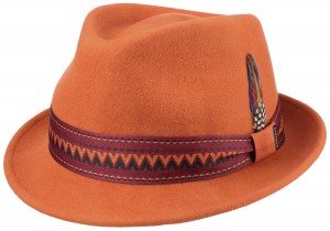 Hat Trilby Woolfelt Stetson orange
