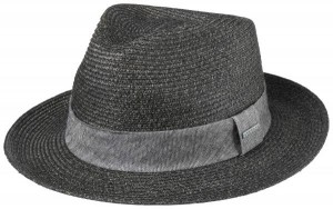 Summer hat Fedora Toyo Stetson dark grey