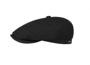 Panel Cap Wool/Cashmere Stetson black 