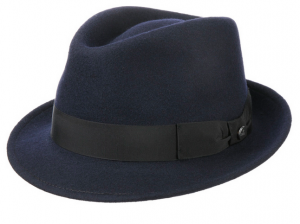 Hat Trilby Woolfelt Lierys navy