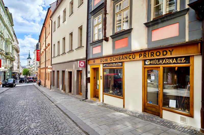 Hůlkárna from the street view